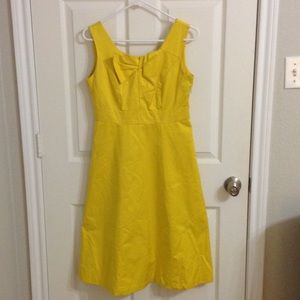 Merona yellow dress, semi structured